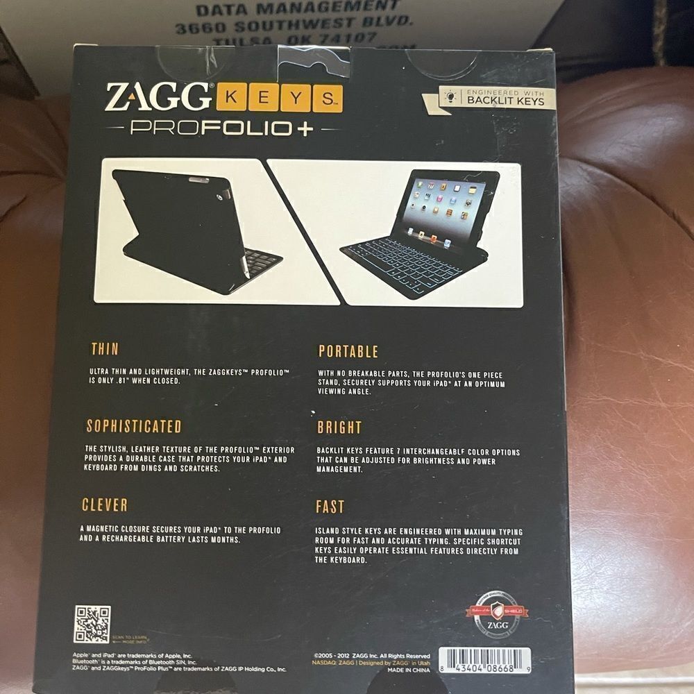 PROFOLIO WITH Backlit Keys for I PAD NWT - Picture 15 of 15